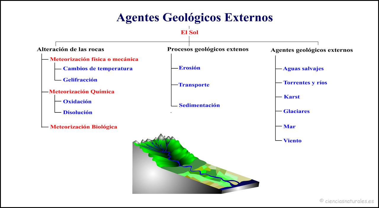 Los Agentes Geológicos Externos