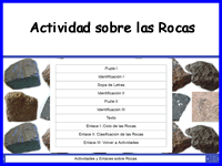 Actividades sobre Rocas